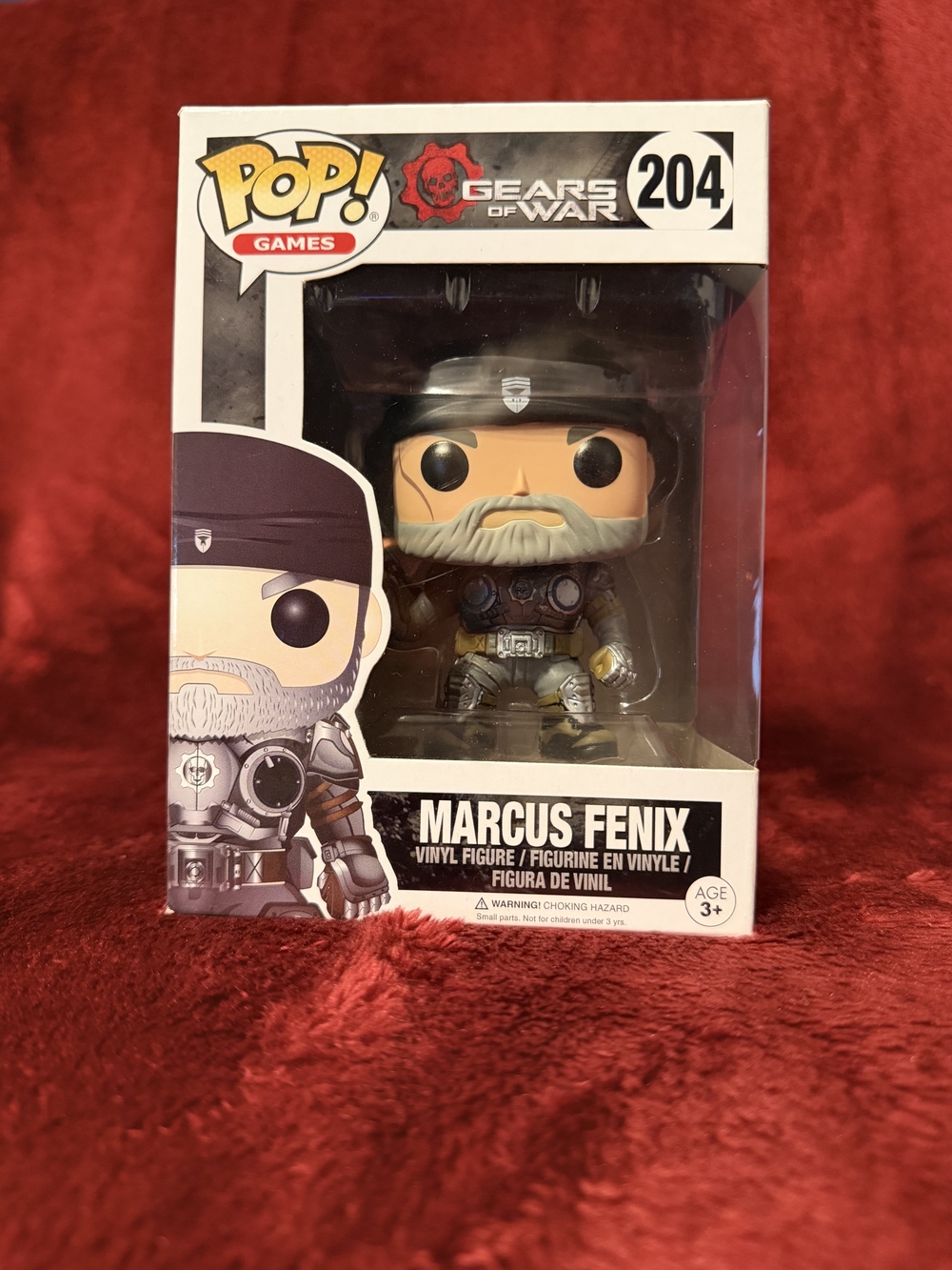 ✨️RARE✨️ Funko Pop! Games Marcus Fenix #204 - Gray & Black